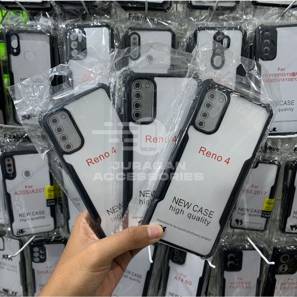 SPIGEN CASE PREMIUM HIGH QUALITY TRANSPARAN CASE OPPO RENO 2/2F/3/3 PRO/4/4 PRO/4F/5/5F/6