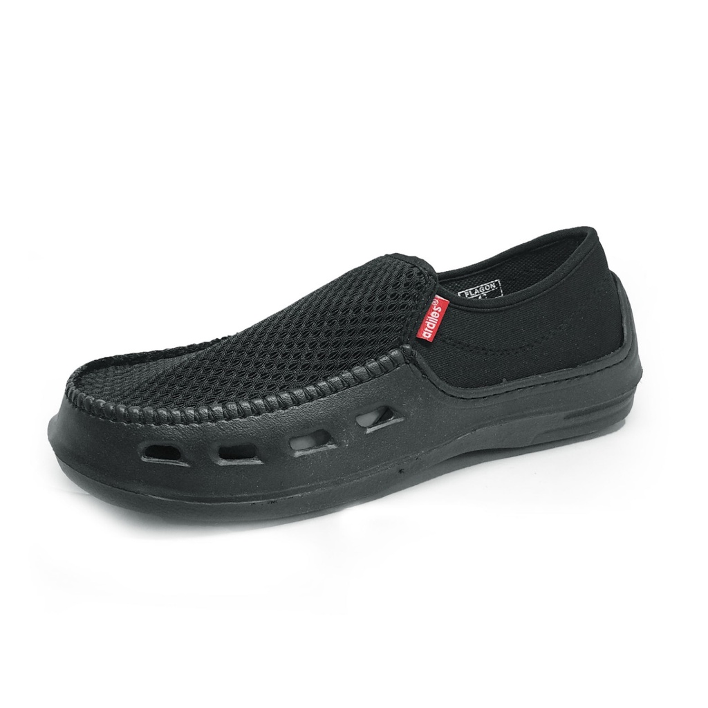 Slip On ARDILES - LOMPA - Sepatu Pria Casual - HITAM