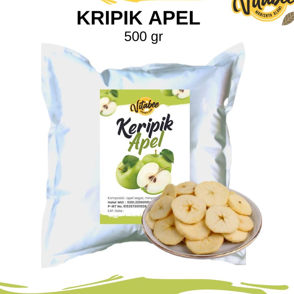 

Vitabee Kripik Buah Nangka Apel Pisang Nanas Mangga Rambutan Kiloan Kualitas Super Eksport 500 Gram - Vitabee Garansi Renyah ヴ