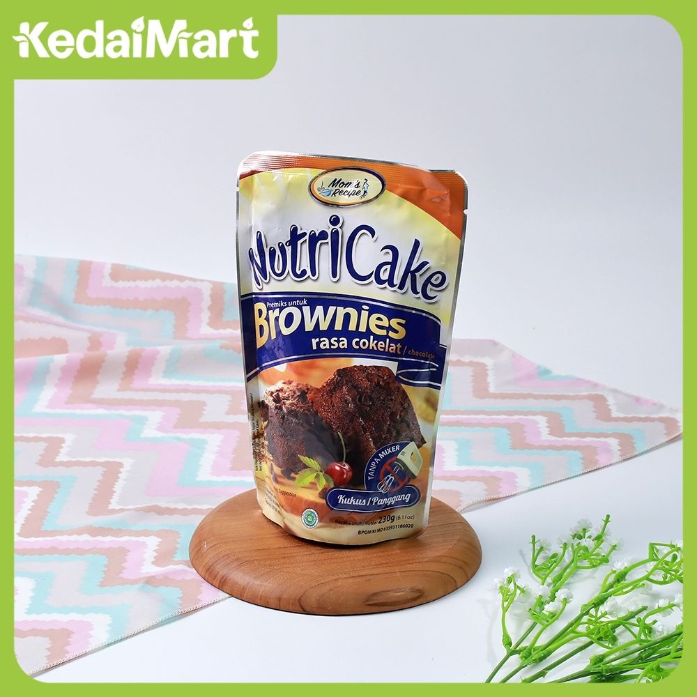 

NutriCake Brownies Rasa Cokelat 230 Gram