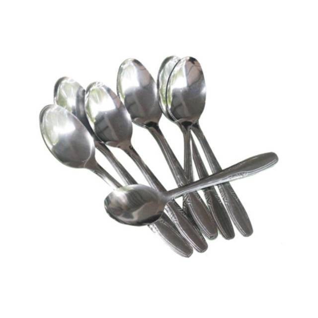 Sendok Teh Stainless steel Sendok Makan Bayi 702 / 205 / M-036 - 12 pcs