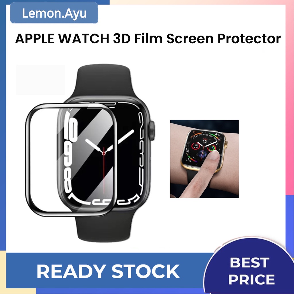 iWatch Full Covered Pelindung Layar Apple Watch 38 40 41 44 42 45mm series 5/2/SE/3/4/6/4/2