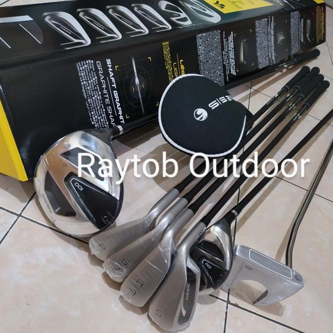 Stick GOLF Full Set Dewasa 7 Clubs 100 RH Size 2 CARBON SHAFT Inesis