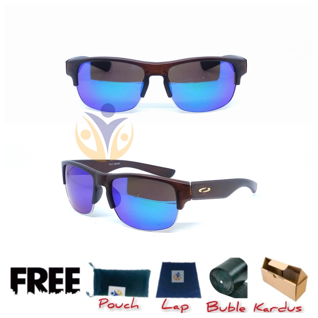 Kacamata sunglasses safety riding half rimlist