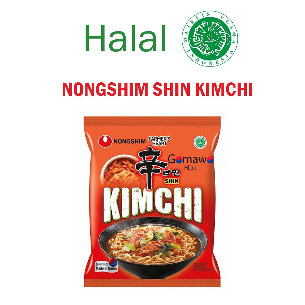 

MIE INSTAN NONGSHIM SHIN KIMCHI HALAL MUI