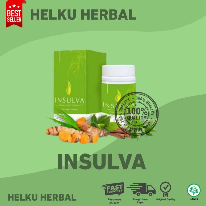 INSULVA HERBAL MENGOBATI DIABETES, KENCING MANIS, HIPERTENSI