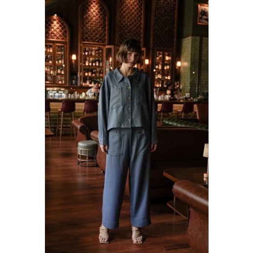 Maven - Babor Ansley Set - Blue cashmere