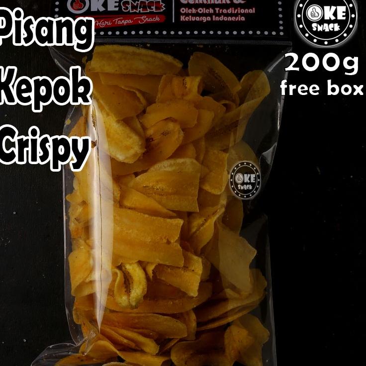 

[PRODUK KR77E] Keripik Pisang Crispy Renyah 200g GZK