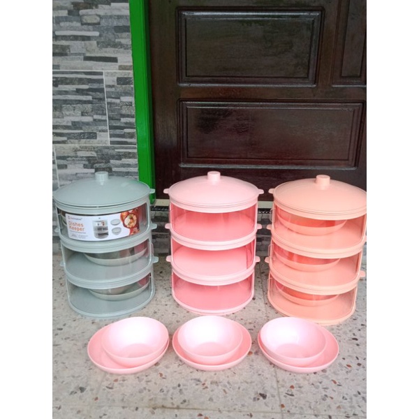 Dishes keeper set tudung saji tumpuk