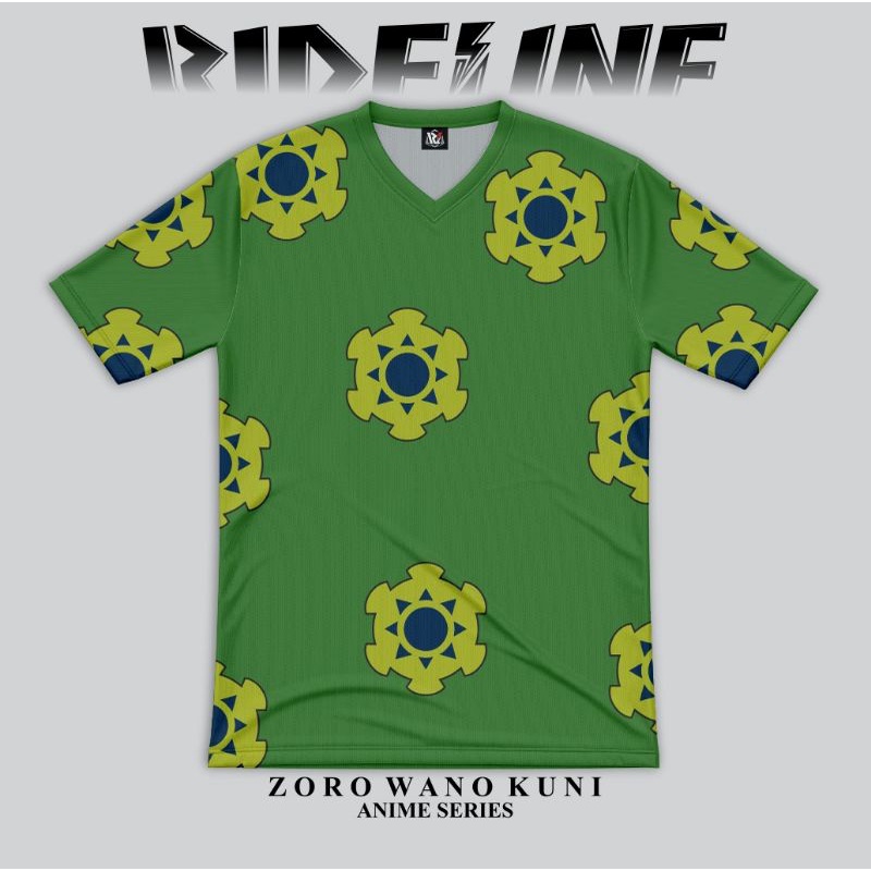 JERSEY KAOS TSHIRT ANIME ONE PIECE - ZORO WANO KUNI
