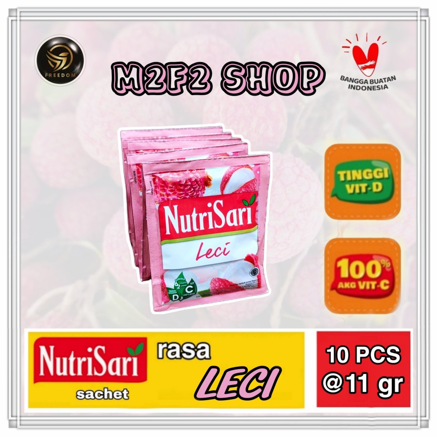 

NutriSari Minuman Serbuk Rasa Leci Sachet - 11 gr (Renceng)