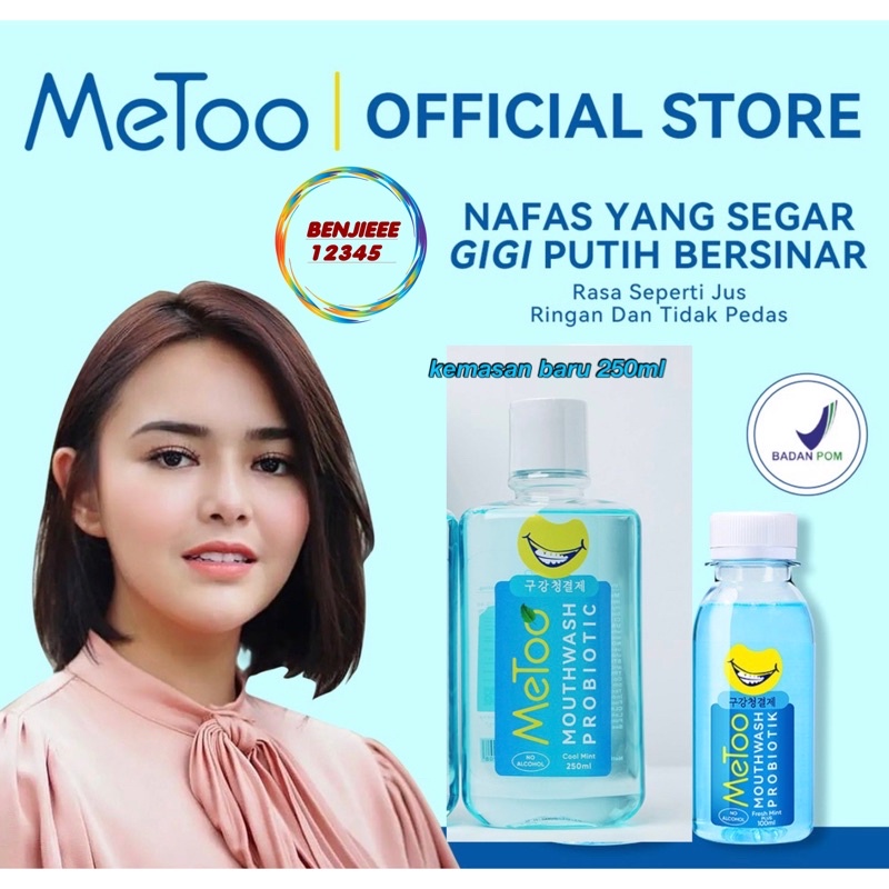 Metoo mouthwash Portable greentea 10x12ml metoo METOO me too