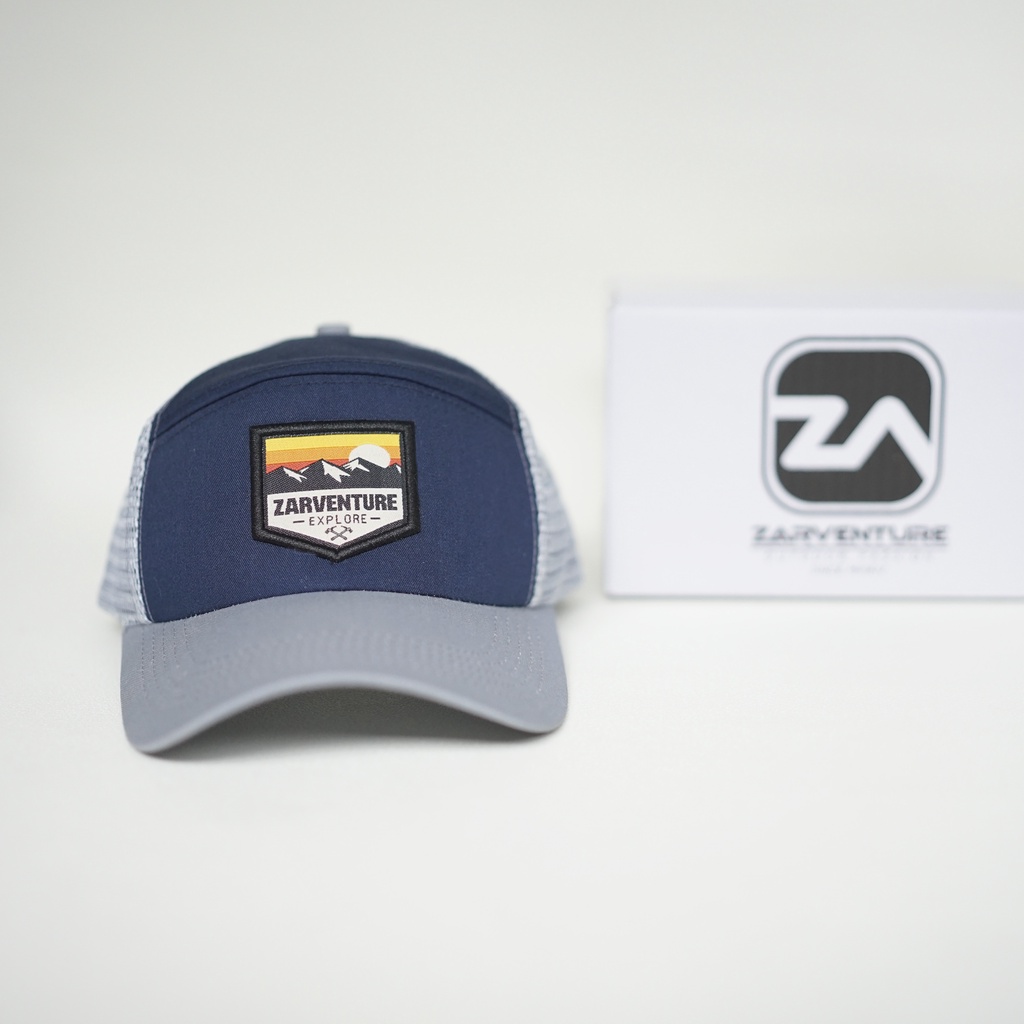 Zarventure Topi Trucker 93 Jaring Kanvas