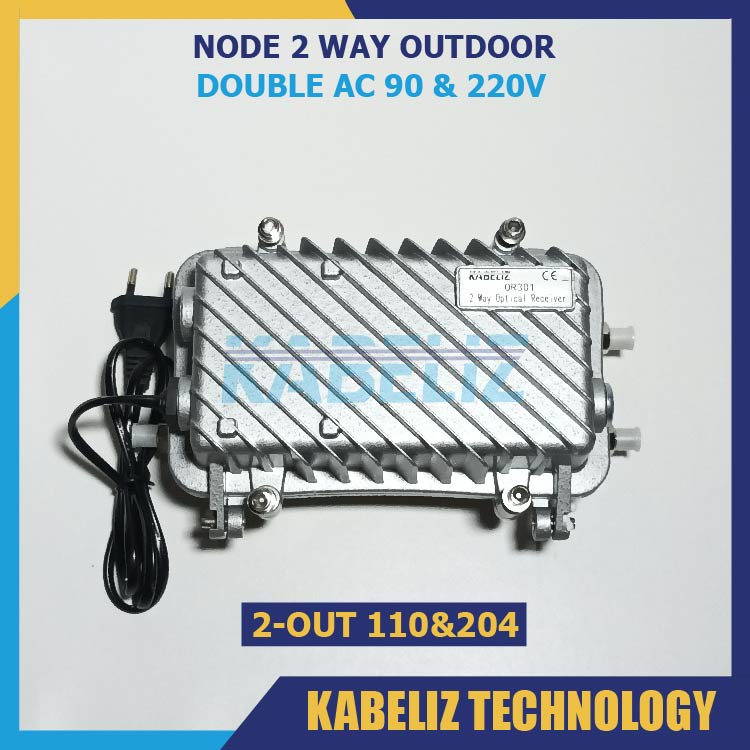 Node 2 way outdoor optical receiver Converter Optic To Rf