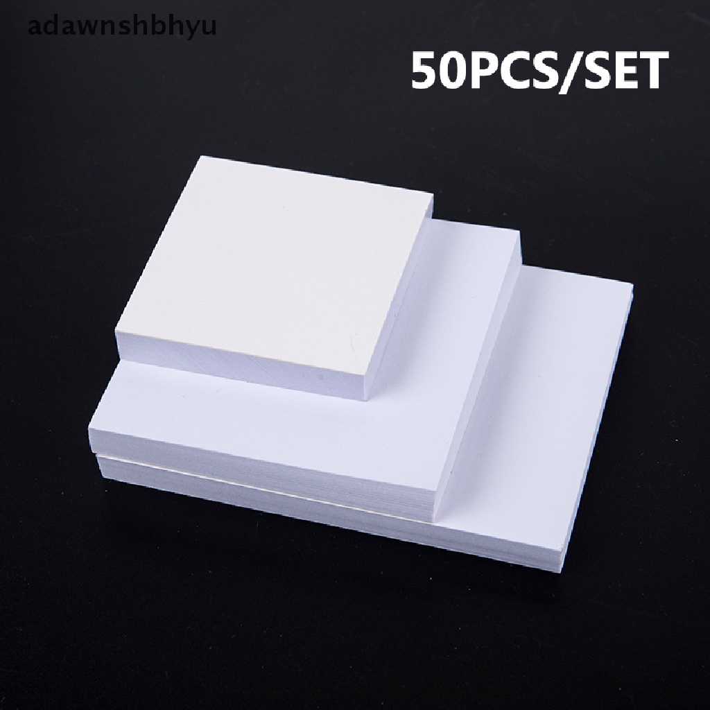 Adawnshbhyu 50Sheets Penebalan Cemeng Kertas Mixing Pad Lab Laboratorium ID