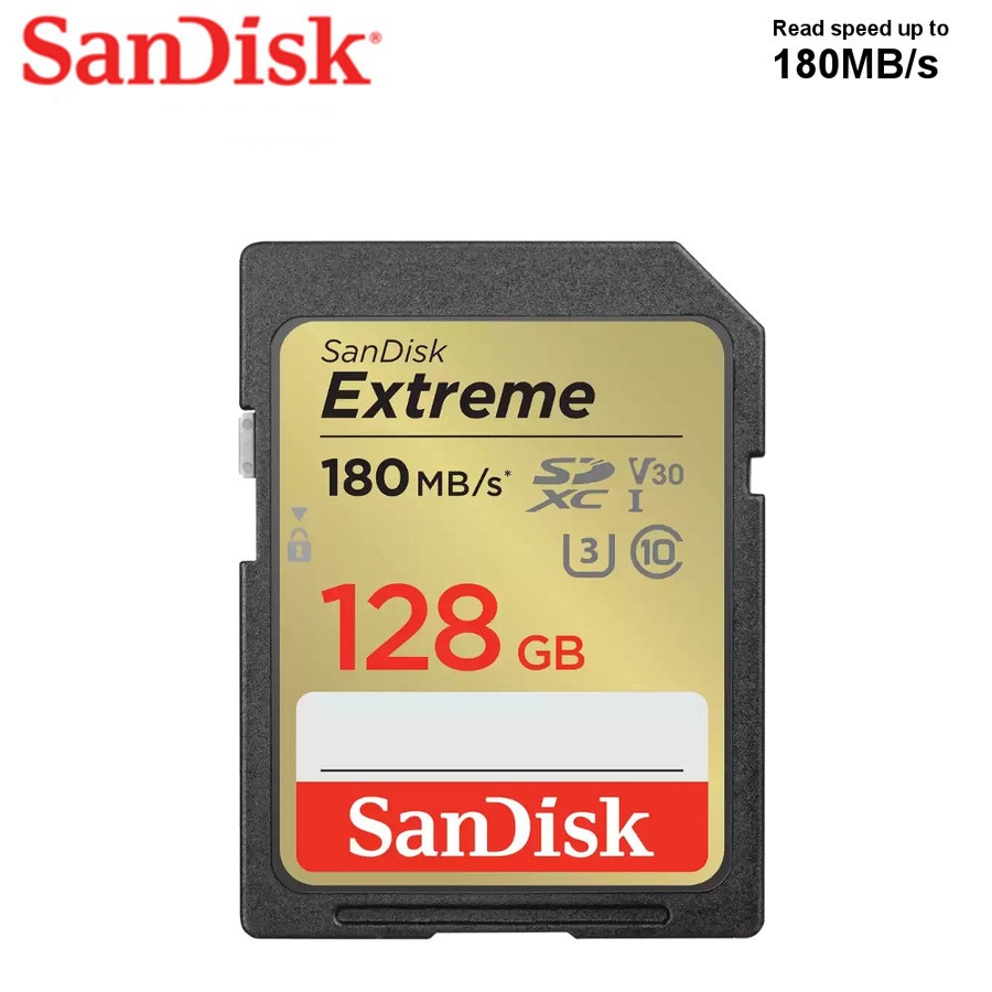 SanDisk Extreme SDXC UHS-I Card 128GB 180MB/s