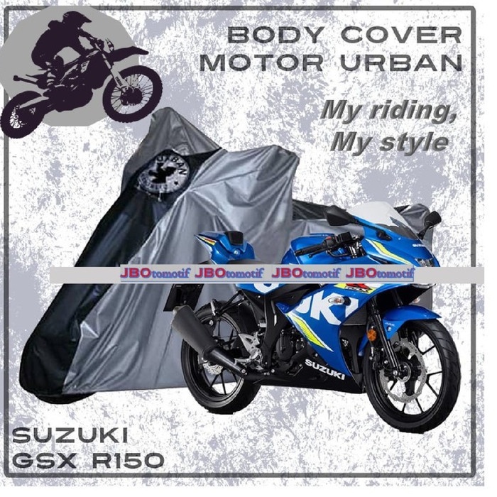 COVER MOTOR URBAN UKURAN MOGE SUZUKI GSX R150 / SARUNG MOTOR URBAN