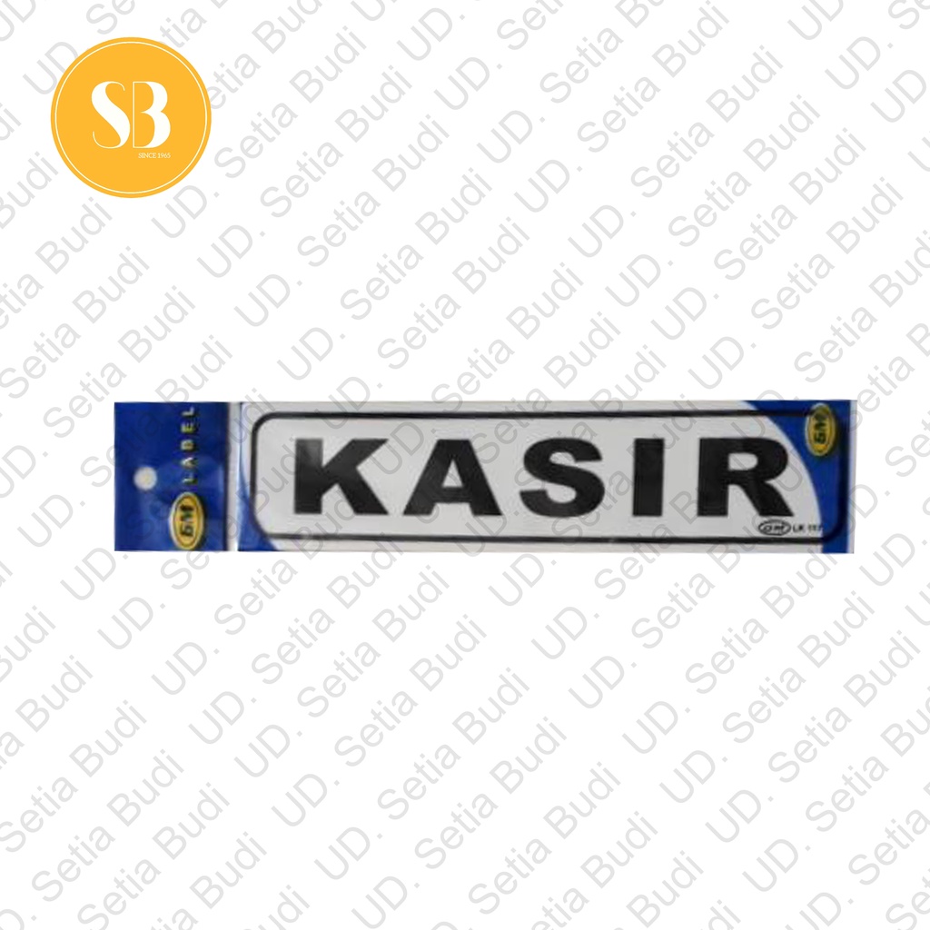 Label GM Kecil Kasir LK 117