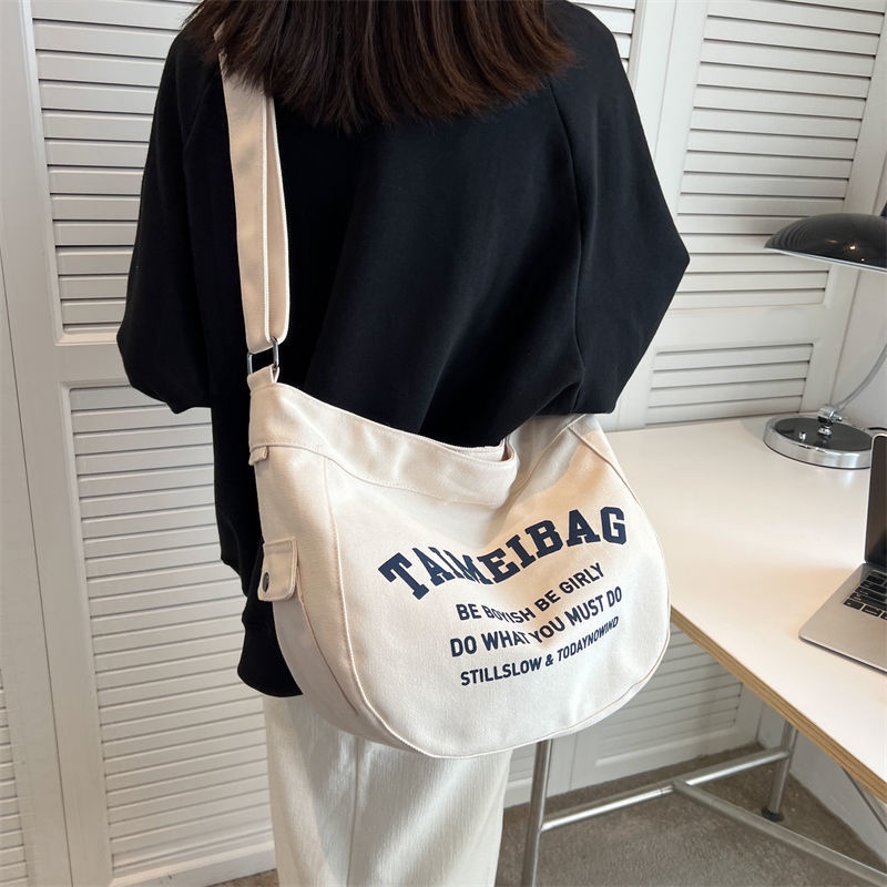 ■☑Sera Tas Wanita 2022 Baru Mahasiswa Jepang Ransel Bimbingan Kelas Tas Kasual Tas Kanvas All-Match One-Shoulder Messenger tas