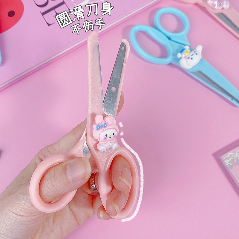T&amp;Y Gunting Cute Alat Tulis Anak Sekolah Kartun Diy Kertas Buatan Tangan Kantor Kecantikan Portabel Scissors Murah