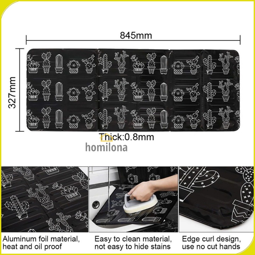 AWOO Pelindung Anti Cipratan Minyak Oil Splash Guard Screens Aluminium Foil Plate A01