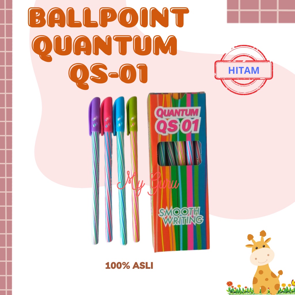 

[PAK] BALPOIN ULIR QUANTUM QS-01 / PULPEN MURAH QUANTUM