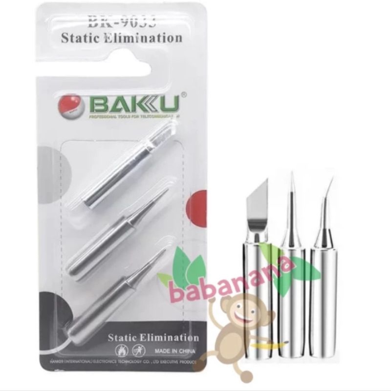 Baku BK-9033 Mata Solder Needle Replacement Lead Free Tip Kepala Ujung