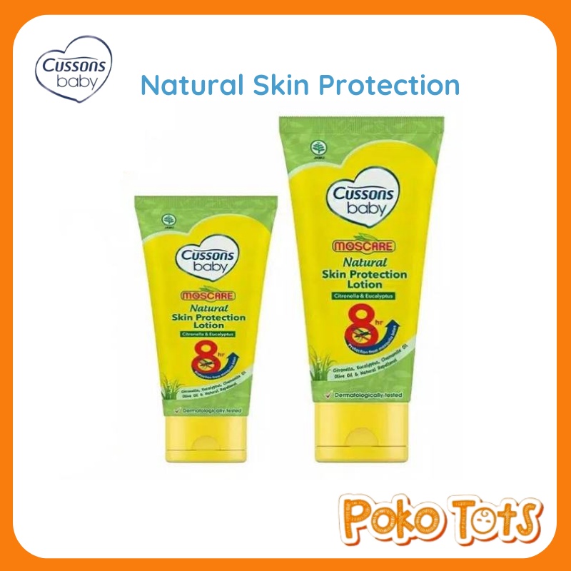 Cussons Baby Moscare 50 &amp; 100gr Lotion Anti Nyamuk Natural Skin Protection Bayi