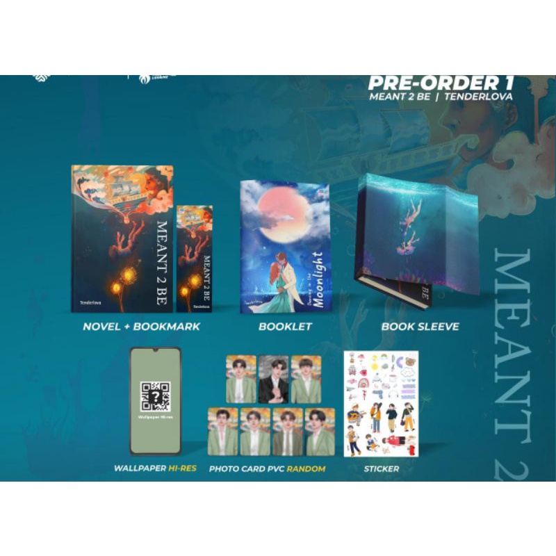 READY Buku Novel Meant 2 Be Bonus Lengkap by Tenderlova
