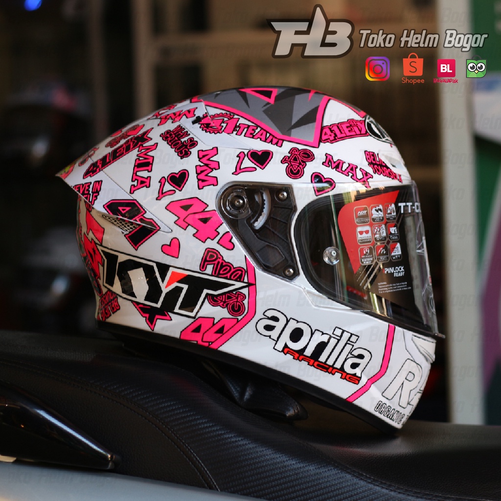 KYT TT Course Aleix Espargaro 2020 WHITE Repaint