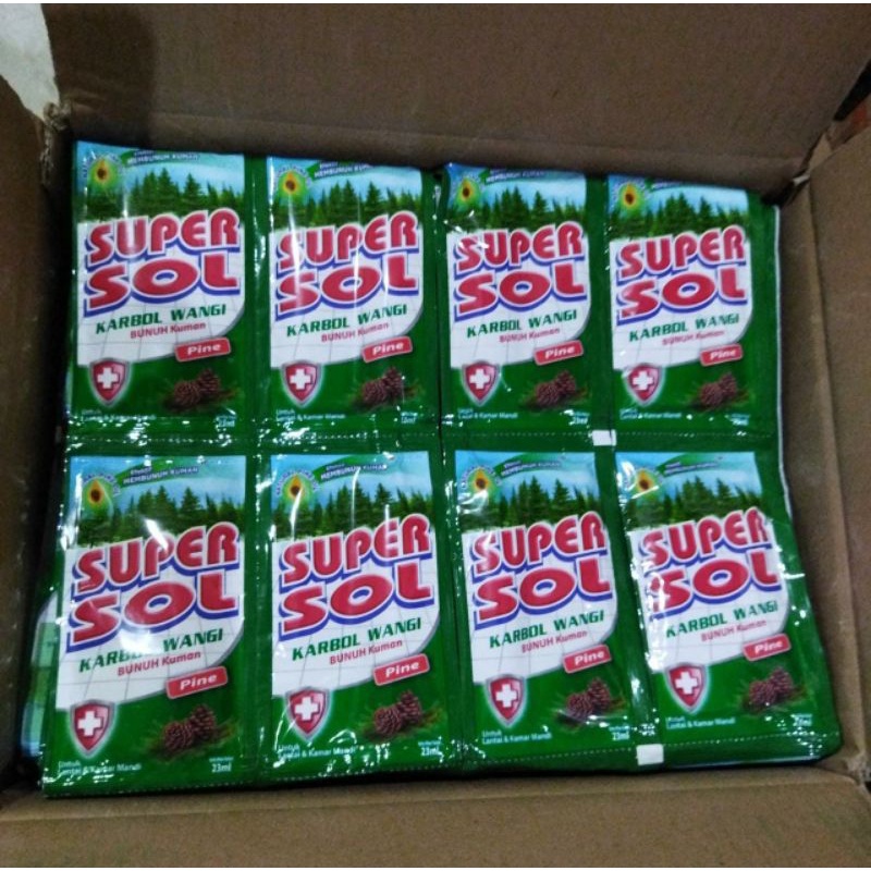 SUPERSOL CARBOL 25ML 1 DUS = 144 SACHET