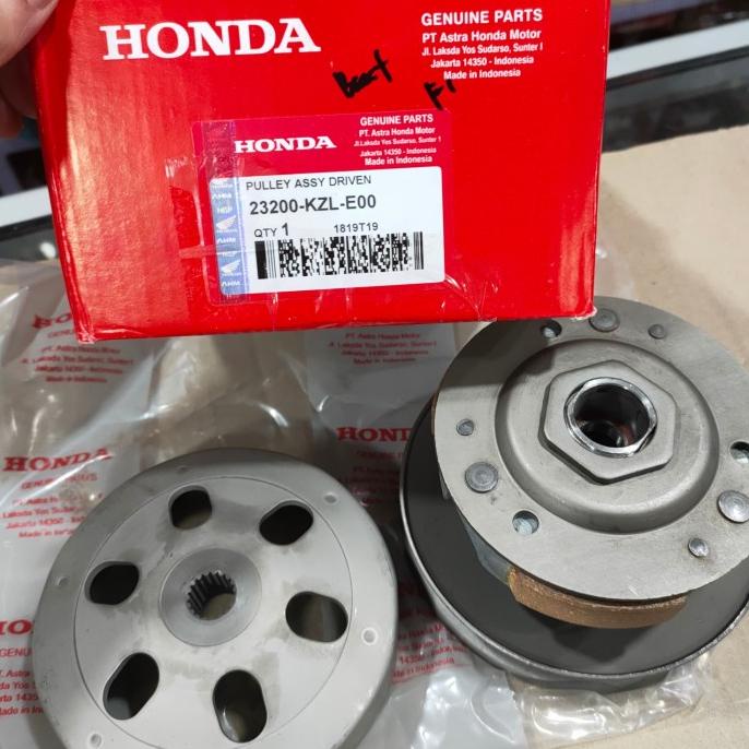 Pulley Puly Mangkuk Kampas Ganda Set Beat Fi Original 2013 2015 Kzl Murah