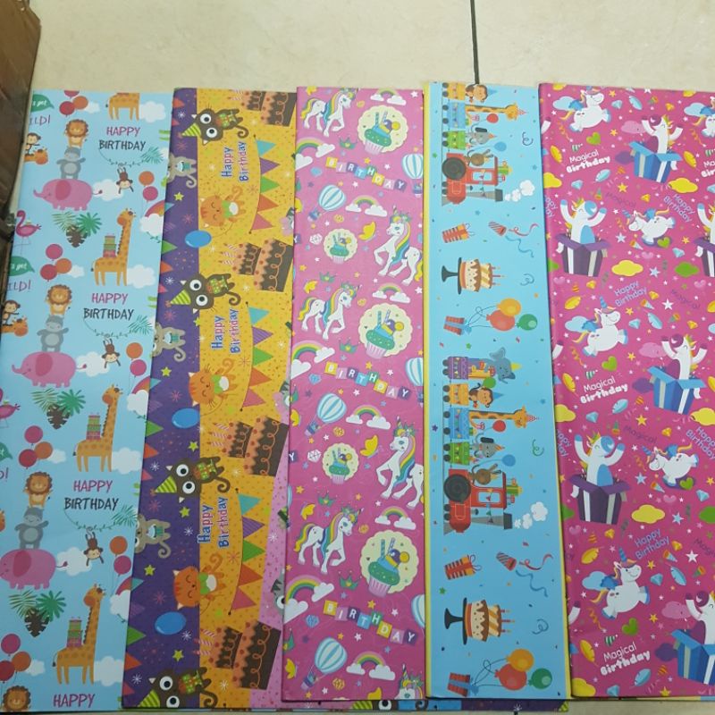

Kertas Kado Sansan Wawa Happy Birthday Kecil