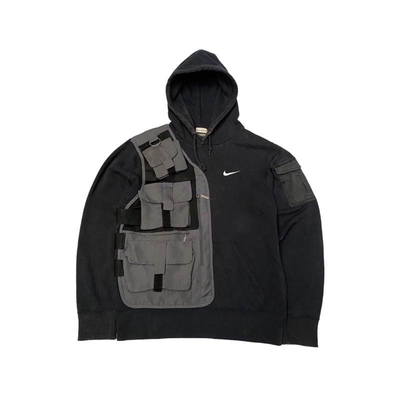 reworked nike hoodie