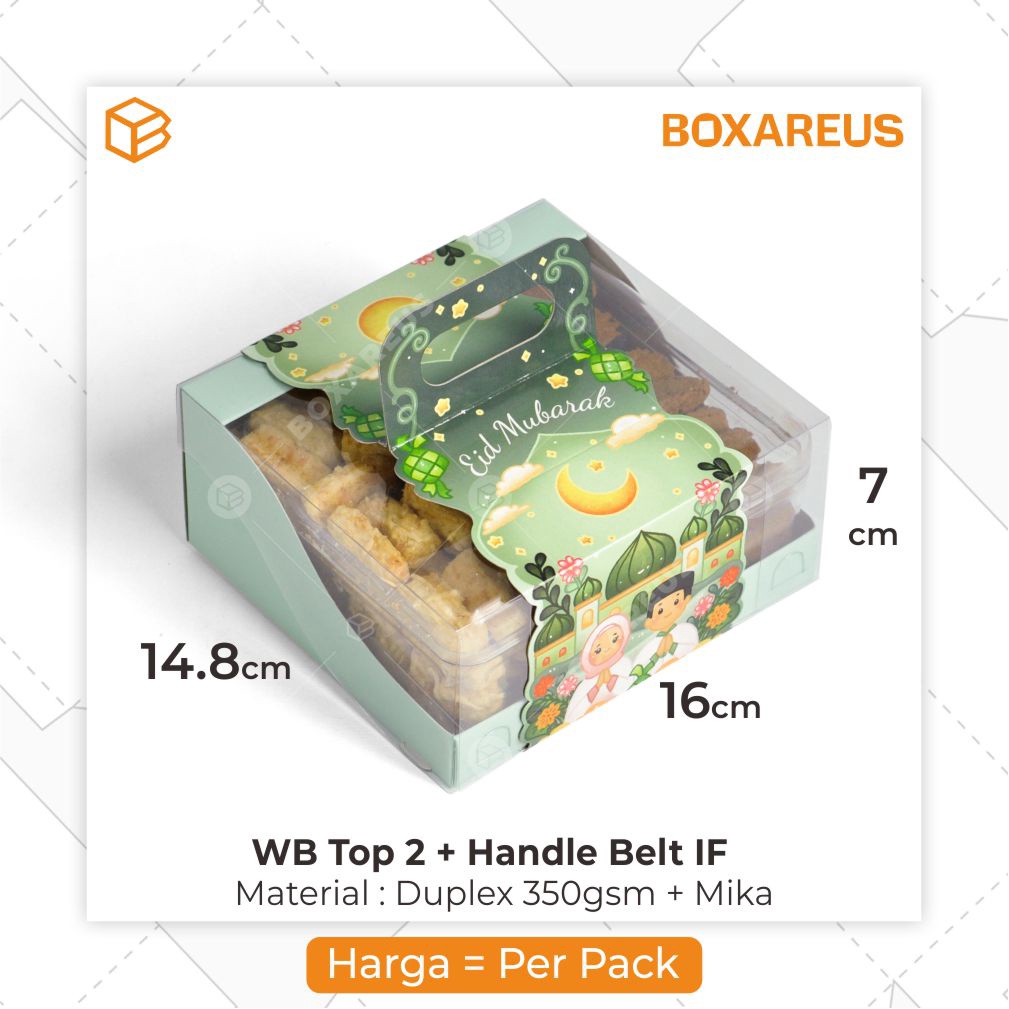 Dus Kue Kering Parcel Idul Fitri Box Hampers Lebaran Toples | WB TOP 2