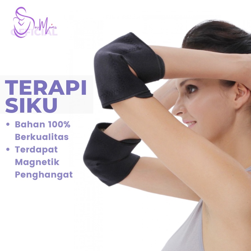 Alat Terapi Siku Tangan Pemanas Magnetik Tourmaline Pelindung Siku Lengan Tangan Penghilang Sakit Nyeri Kesemutan Pegal Pegal Pegel Magnet Turmaline Elbow Belt Warp Support magnetic Mahnet Premium Dewasa Pria Wanita Original
