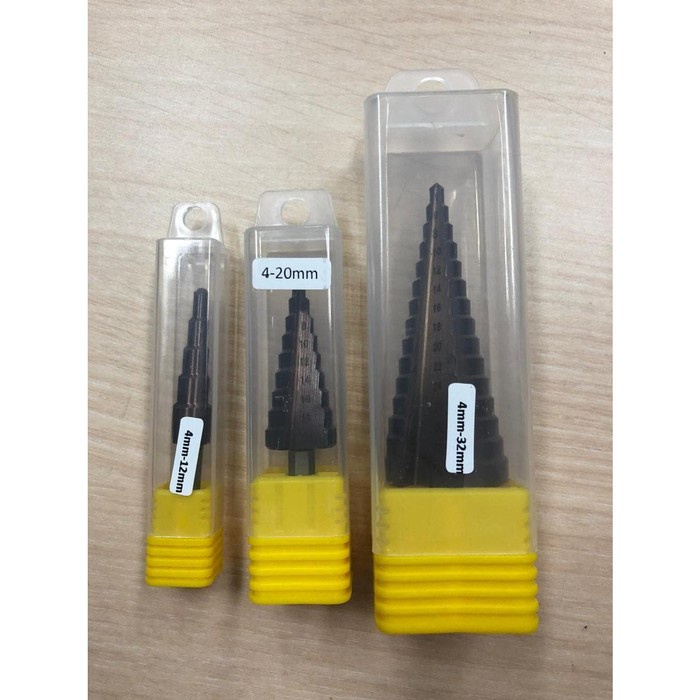 Mata Bor Multi Step Drill Pagoda 4-12 mm BAHAN TCT