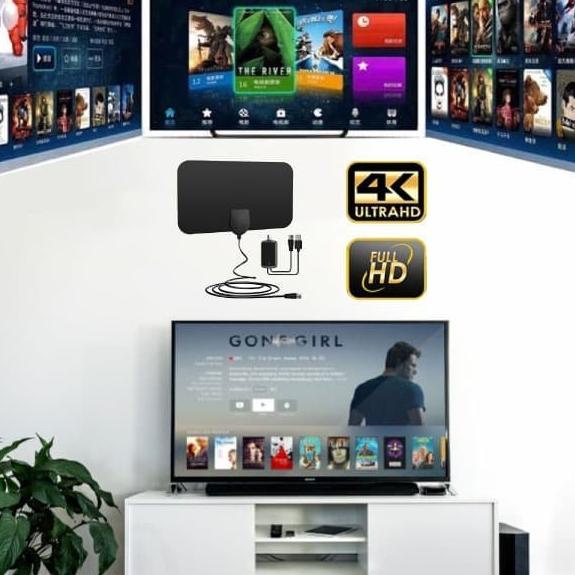 ㋿ Antena TV Digital Indoor Untuk Set Box Tv Digital 4K TERMURAH 3677 ❁