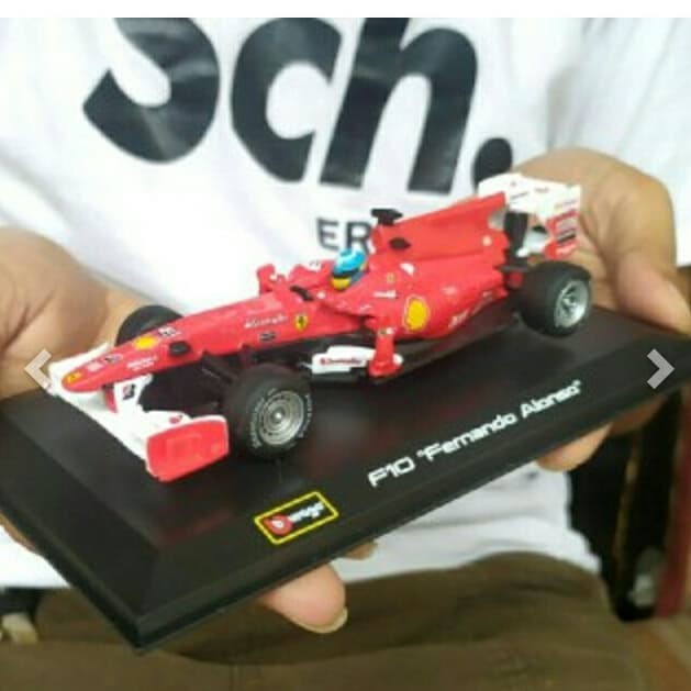 DIECAST MINIATUR MOBIL FERRARI F1 FORMULA ONE BALAP SPORT 1:32 MURAH