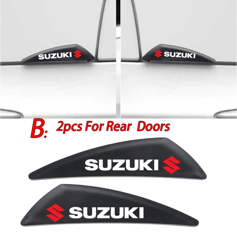 Pinggiran Pintu Mobil Anti Gores Tabrak (Penebalan) Stiker Perlindungan Sudut Silicon Karet Stiker Untuk Suzuki Swift XL7 vitara Jimny SX4 S-Cross Presso Ciaz ERTIGA Aksesoris