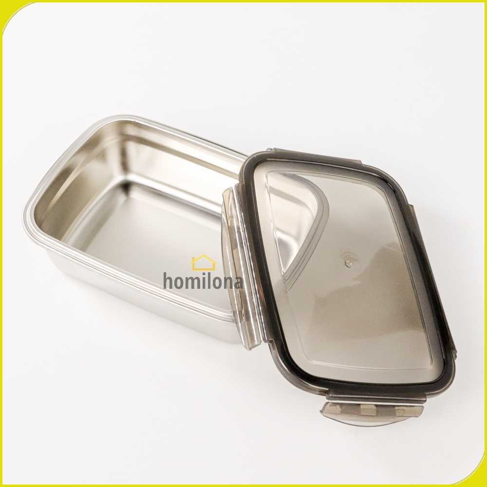 HOMEFAVOR Kotak Makan Bento Lunch Box Stainless Steel - KT273