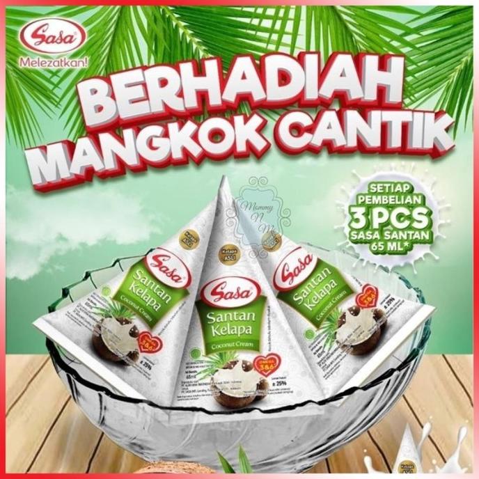 

SASA SANTAN CAIR 65ml 3pc FREE MANGKOK