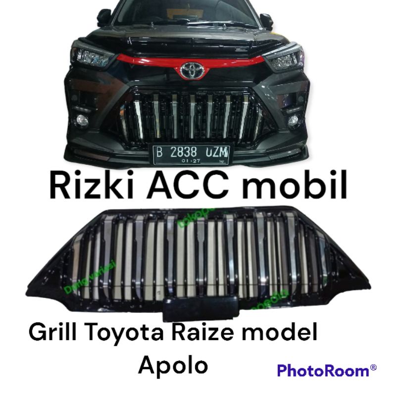 grill Toyota Raize model Apolo