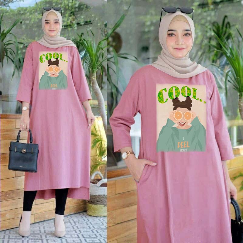 FF LONG TUNIK HIJAB COLABORATION TUNIK WANITA TERBARU 14