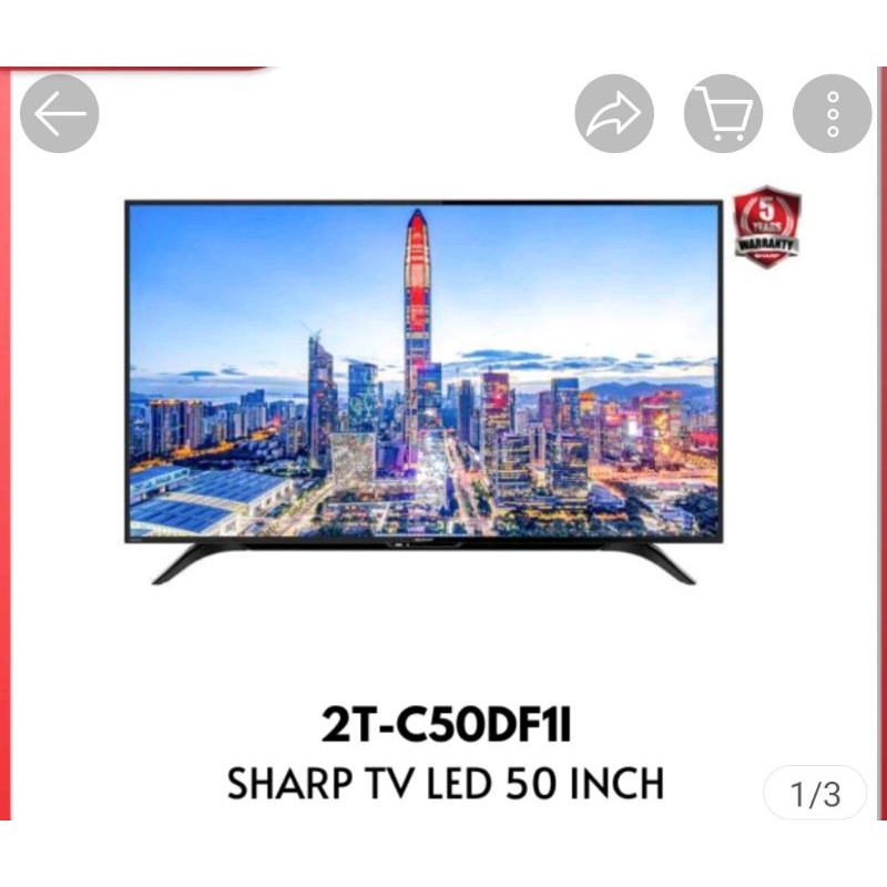 led sharp 50 inc smart tv 50 df