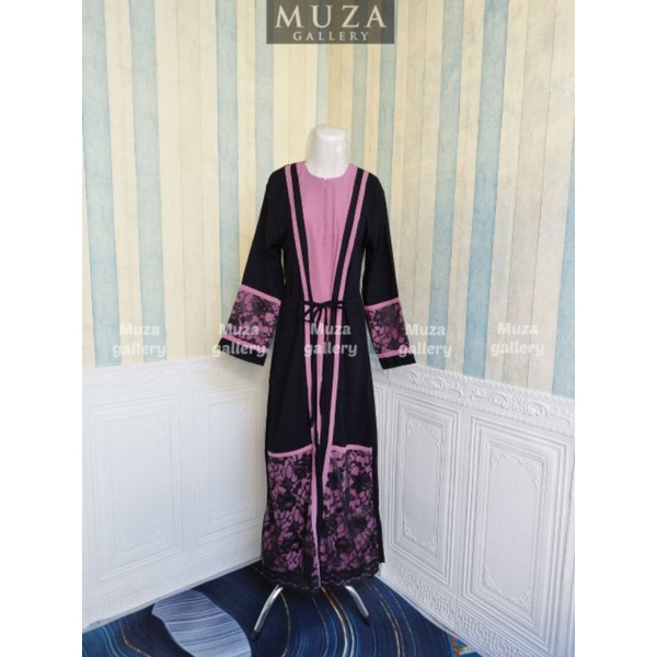 MUZA ABAYA TURKEY KANIA 3 VARIAN WARNA (BUSUI)