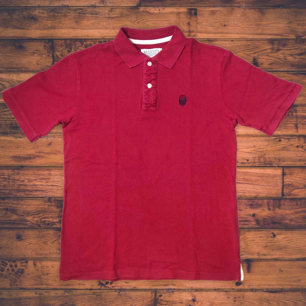 polo shirt/kaos polo/kaos kerah Marvel Spiderman second / preloved