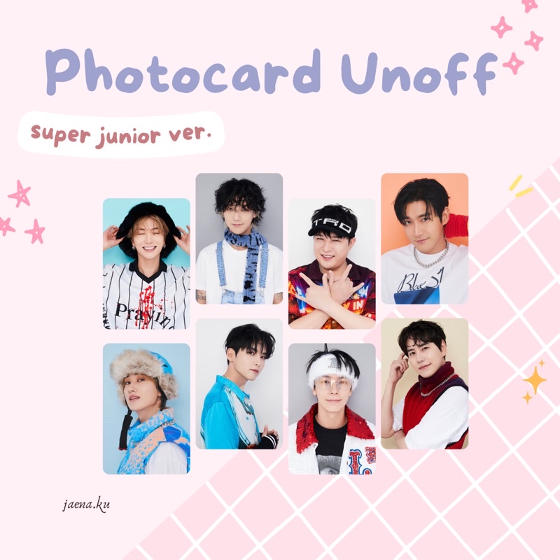 [SMTOWN] PHOTOCARD UNOFF WINTER SMTOWN 2022 EXO SHINEE SUPER JUNIOR