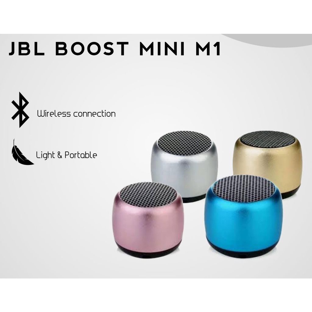 (ba) Speaker JBL Boost Mini M1 / Speaker Bluetooth Mini Portable Suara Jernih