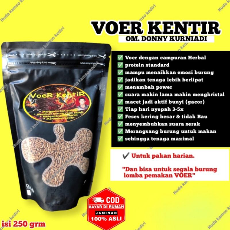 VOER KENTIR pakan murai batu khusus lomba